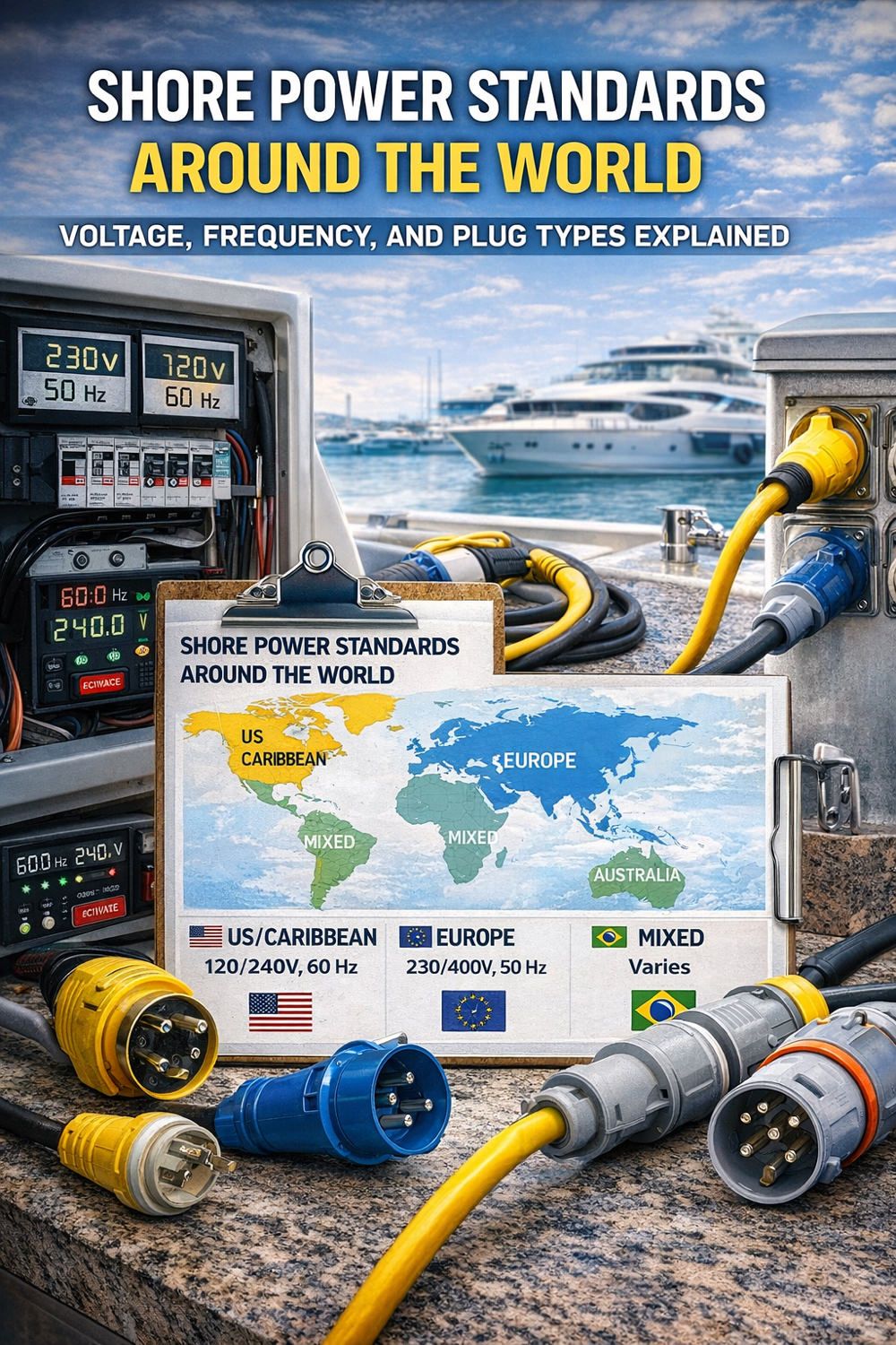 Shore Power Standards Around the World: Voltage, Frequency, and Plug ...