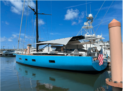 Sayling Boat 70 Miss Shell West Palm Beach – Product: SPC 10 kv, single phase shore power converter